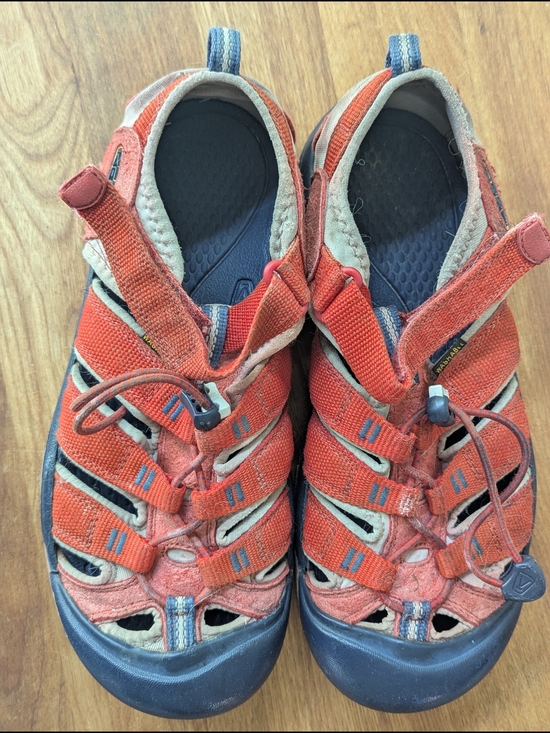 Keen Shoes - Keens - Reddish Orange Outdoor Closed Toe Hiking Sandals